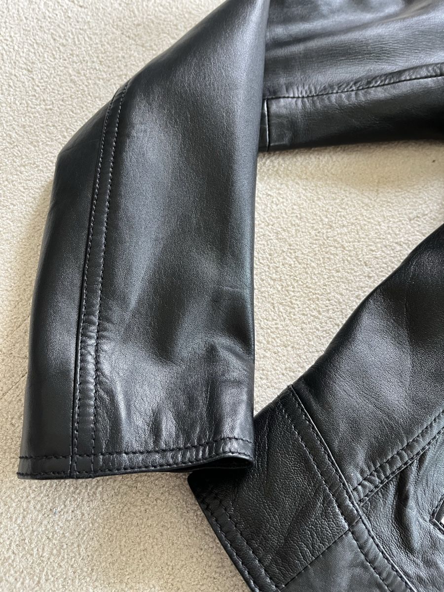 Kooples Giacche: Kooples Black Leather Jacket - Ready for Autumn Rides – Usato da Zürich venduto da Tzitzi 2