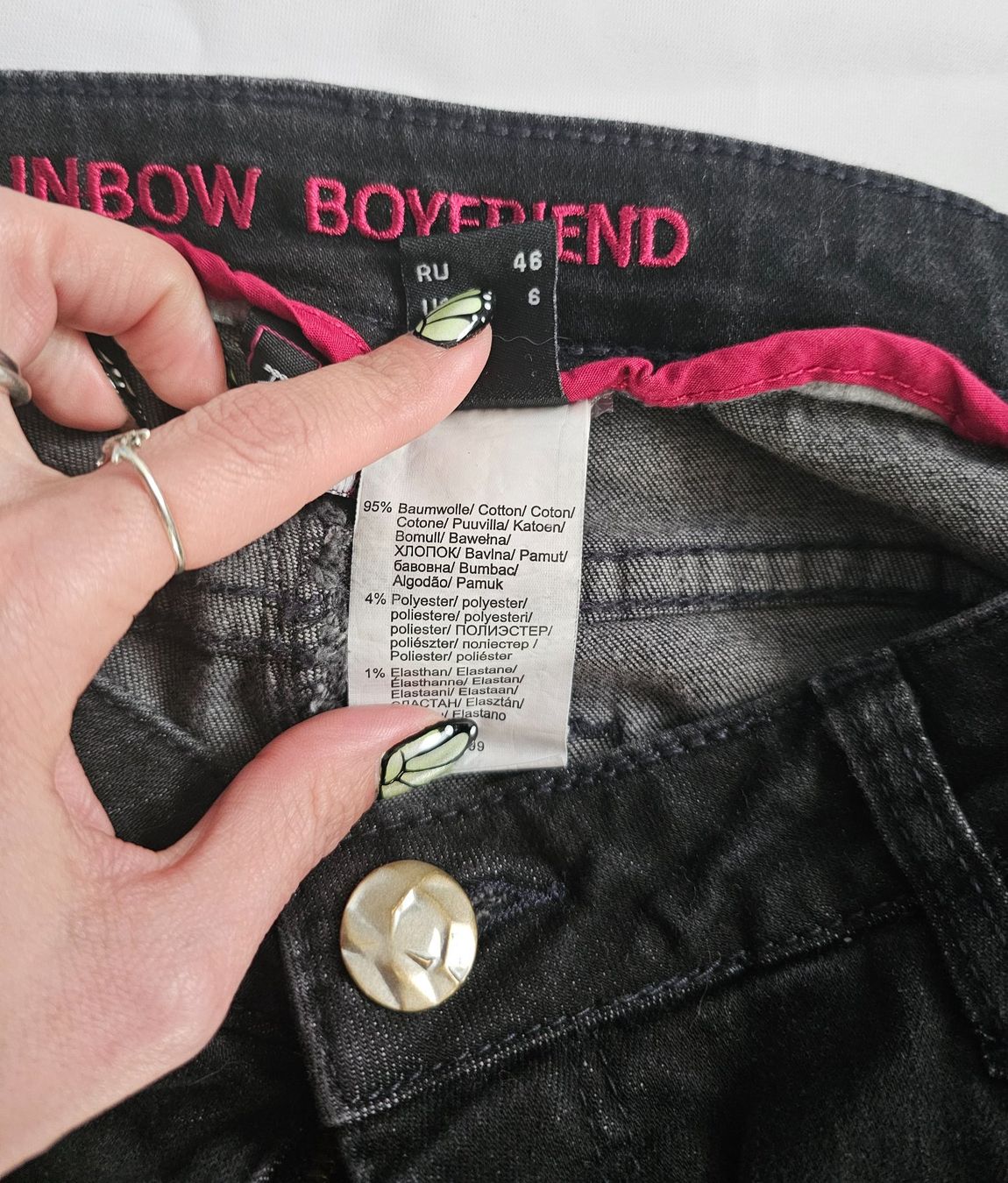 Jeans: Jeans Rainbow Boyfriend Gr. 38 – Gebraucht aus Füllinsdorf von Sunnebliemli7 5