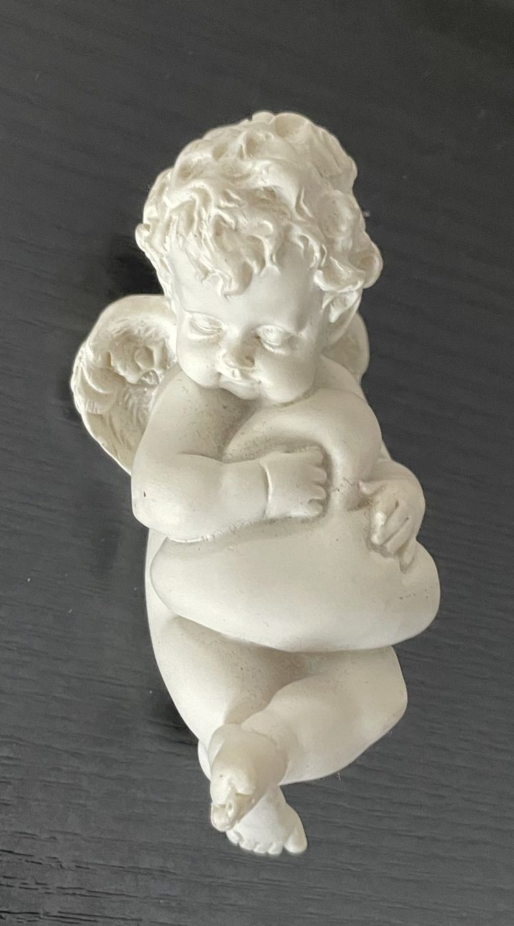 Figuren: Engel mit Herz Figur Ton Devotionalie Deko Grabschmuck – Gebraucht aus Oftringen von allesmeins 8