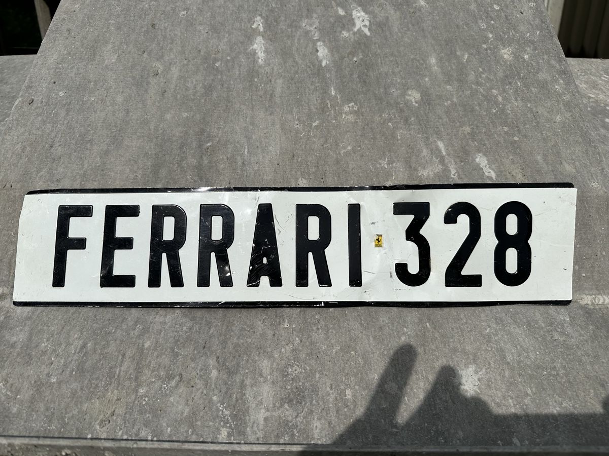 Ferrari Schilder: Ferrari 328 Schild 50x11cm – Gebraucht aus Ueken von crxundevo8