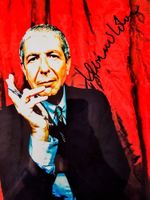 Leonard Cohen - Original Autogramm Foto