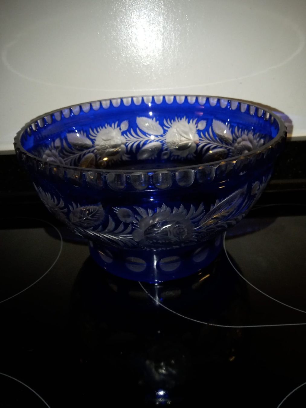 Ciotole: Kristallschale blau – Usato da Villmergen venduto da stier74 3