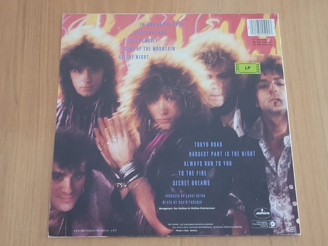 Schallplatten: LP  Bon Jovi – Gebraucht aus Martigny von MZ-67 1