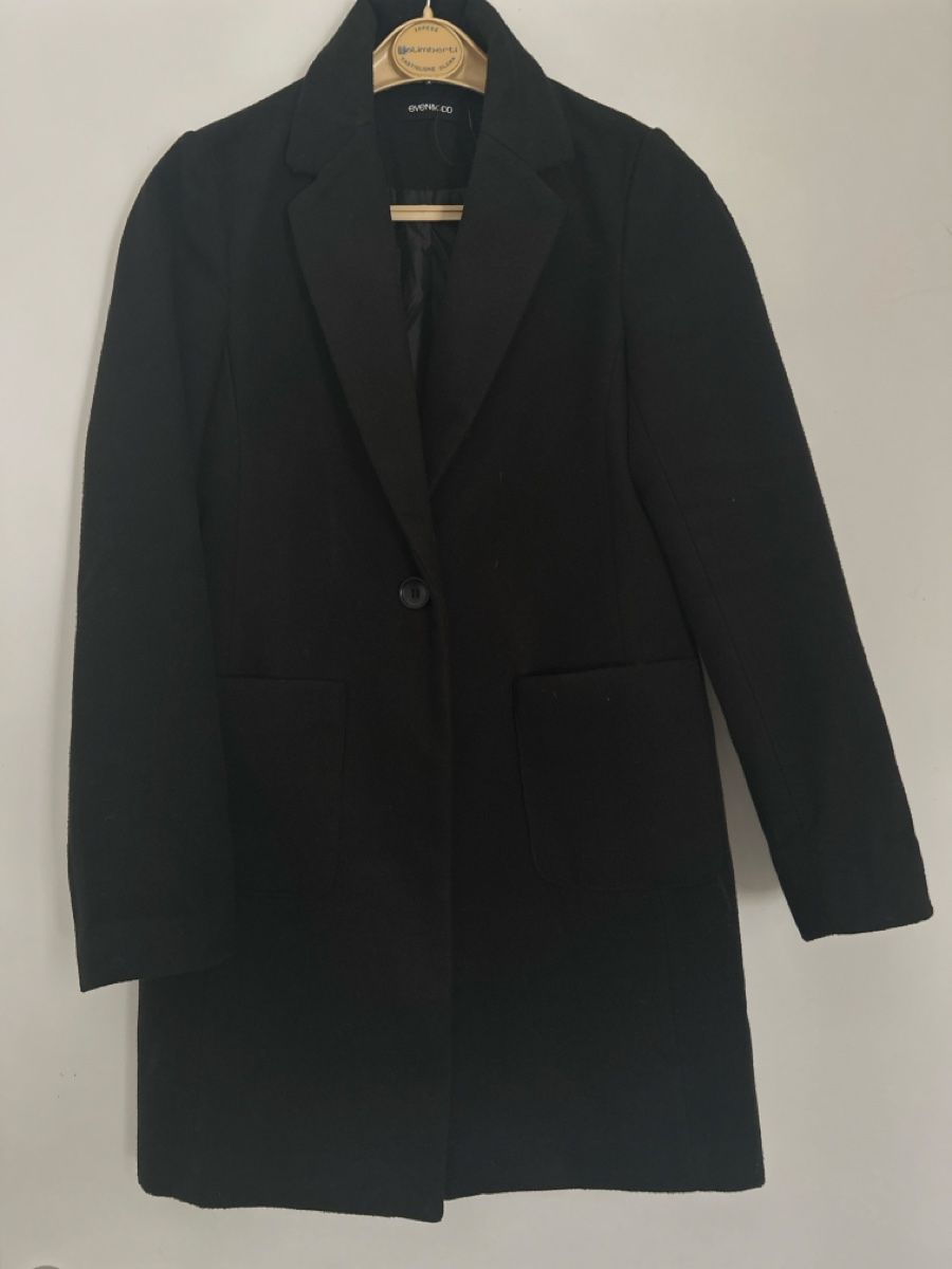 Cappotti: Cappotto nero donna - taglia 36 - Even & Odd – Usato da Savigny venduto da Althea0202