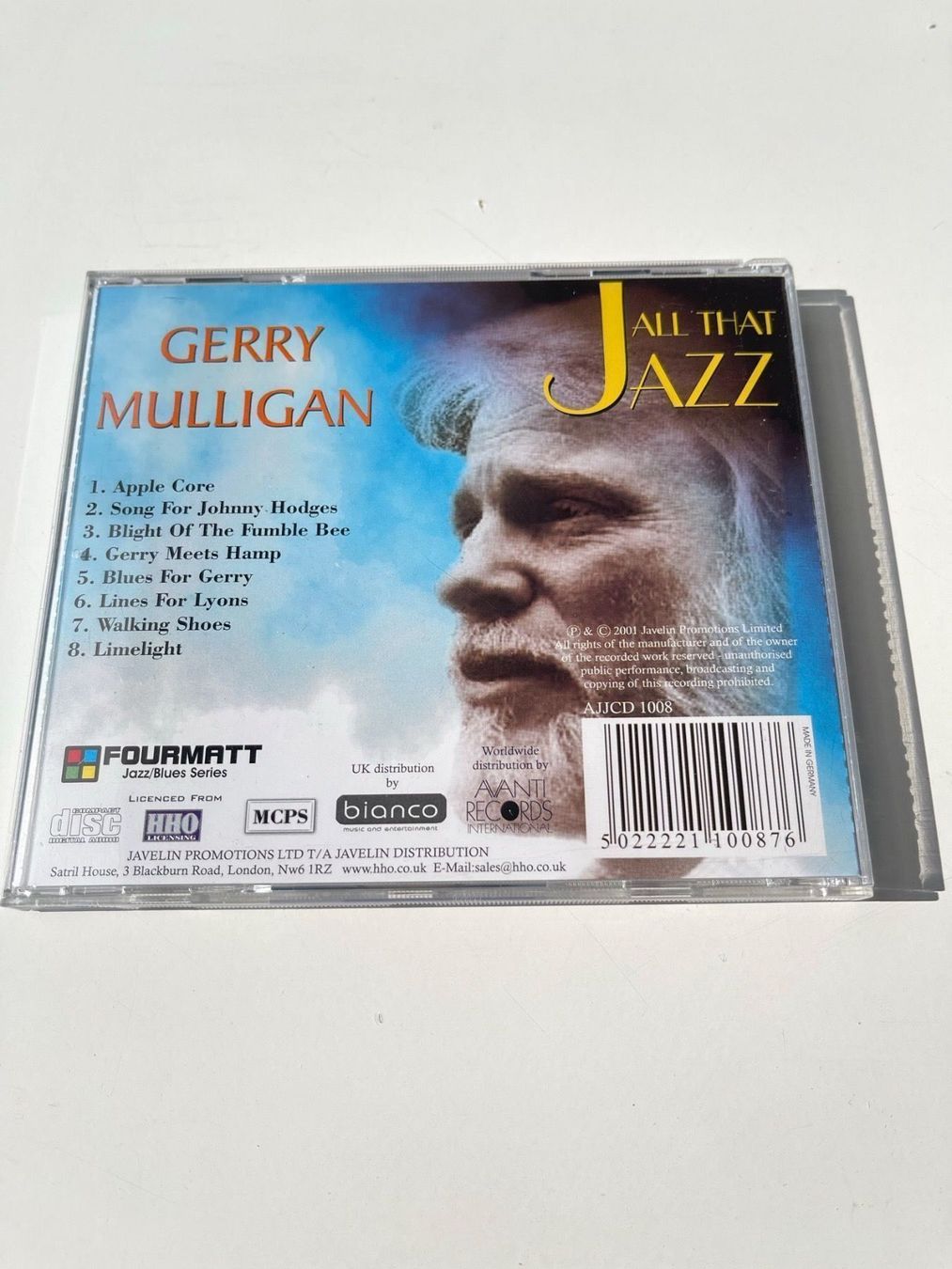CD: Gerry Mulligan - All that Jazz – Usato da Rüti ZH venduto da alumedien 1
