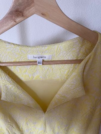 Sommerkleid Lucyparis Gelb Gr. 40