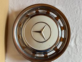 1 enjoliveur Mercedes blanc des années 70-80 - diamètre 38cm