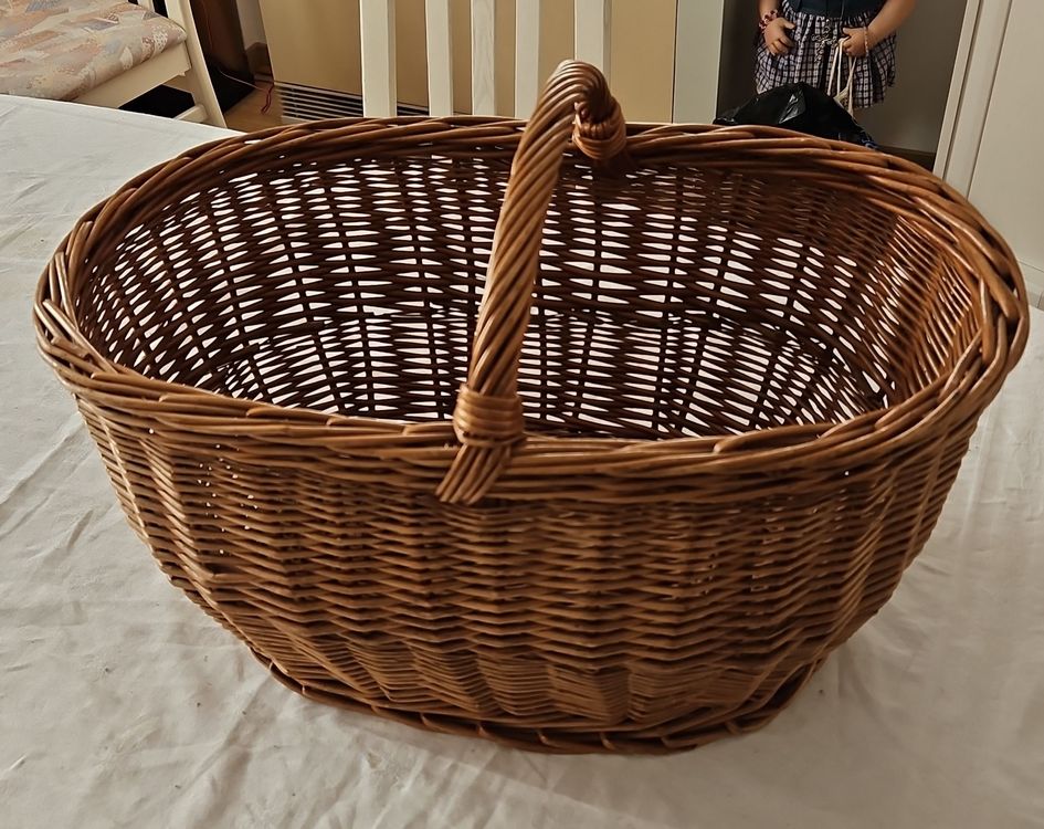 Produktbild von Ib Laursen Picknickkorb Ib Laursen - Picknickkorb Einkaufskorb Weidenkorb Korb Weide Mit