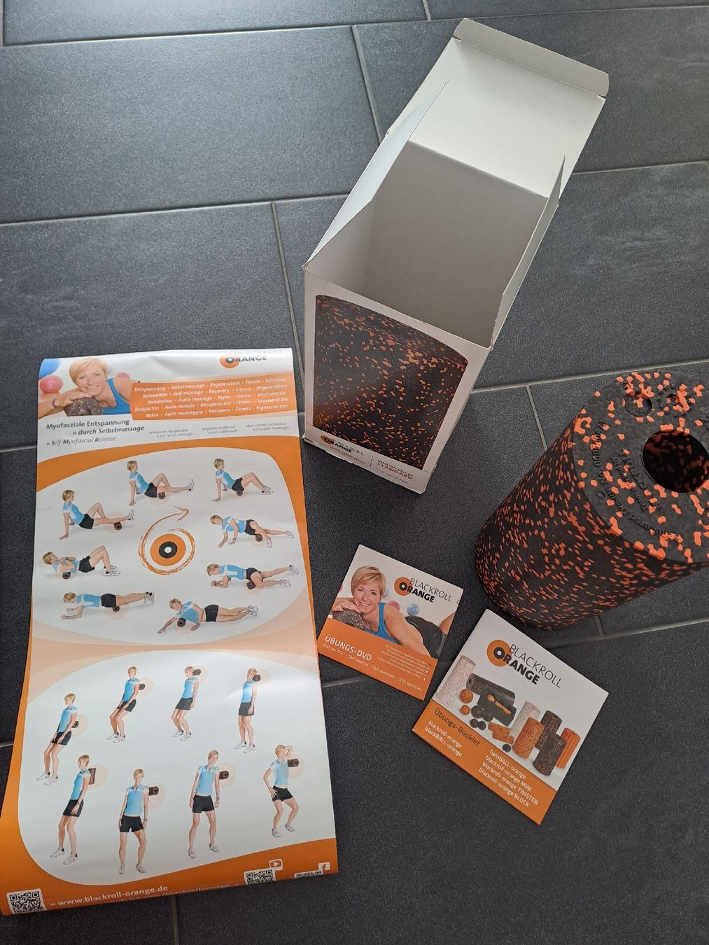 Blackroll Dispositivi per massaggi: Blackroll Original Orange  – Usato da Gunzwil venduto da silkemaria 1
