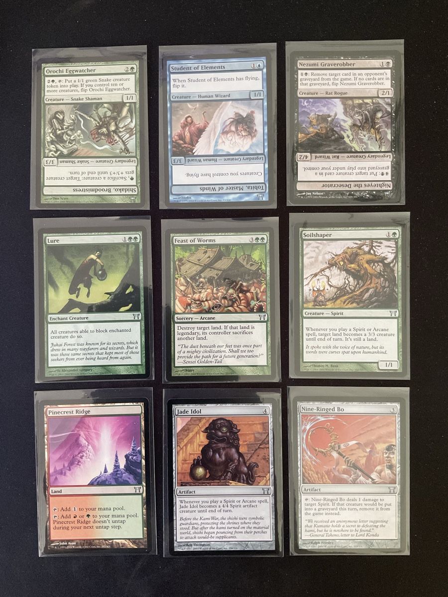 Magic The Gathering Carte collezionabili: Magic the Gathering - Common & Uncommon Paket - Kamigawa – Usato da Oberarth venduto da jan_w5b6 2