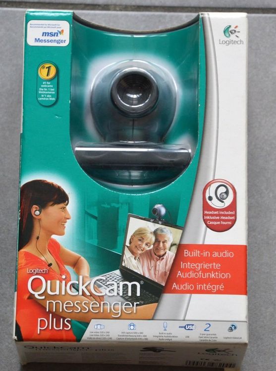 Logitech quickcam messenger plus hot sale