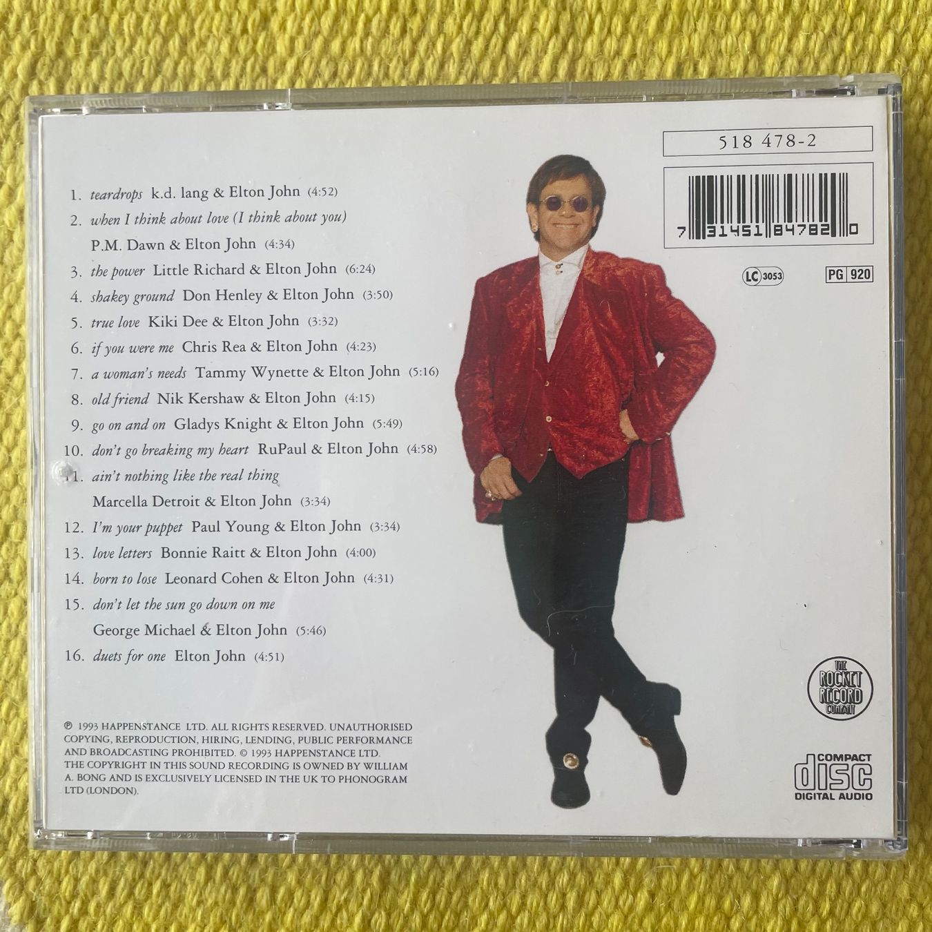 CD: ELTON JOHN-DUETS – Usato da Rorschacherberg venduto da CD-Roli 1
