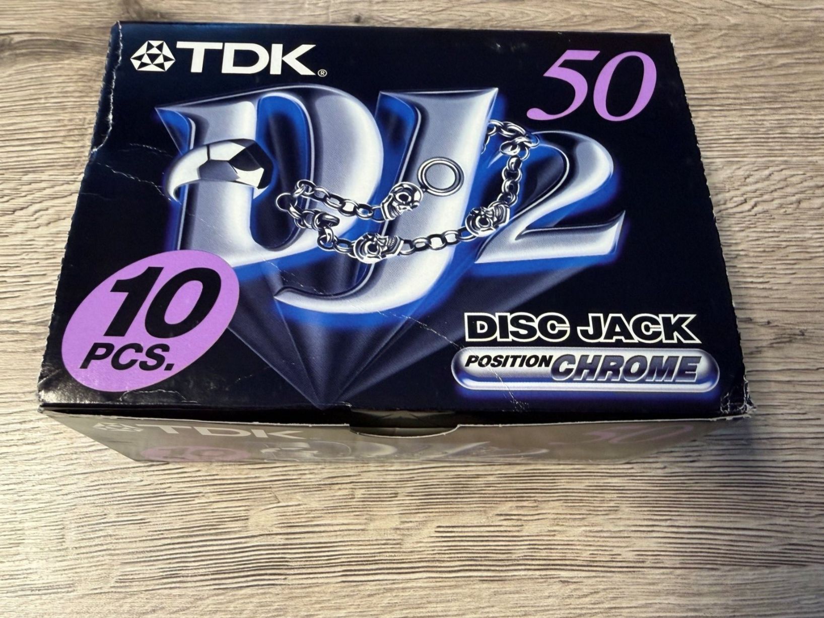 Kompaktkassetten: 10 Stk TDK - DJ2 50 Typ2 Chrome OVP – Neu und originalverpackt aus Klingnau von AudioVision