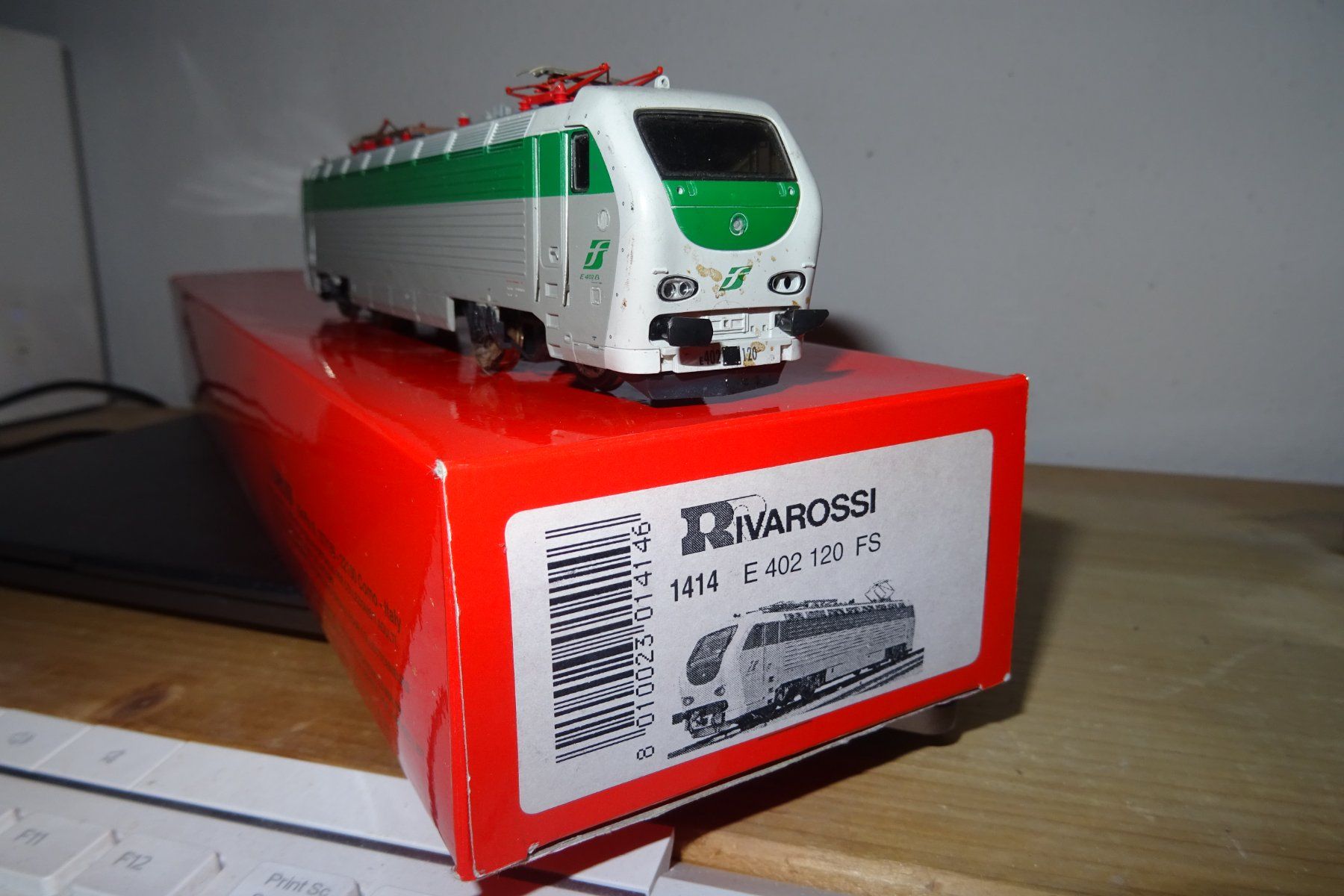 Rivarossi Modelleisenbahnen: Rivarossi E 402 120 FS/1414 – Gebraucht aus Bigorio von hp_41 4