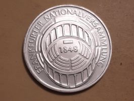 Deutschland 5 Mark "Frankfurter Nationalvers." 1973 G Silber
