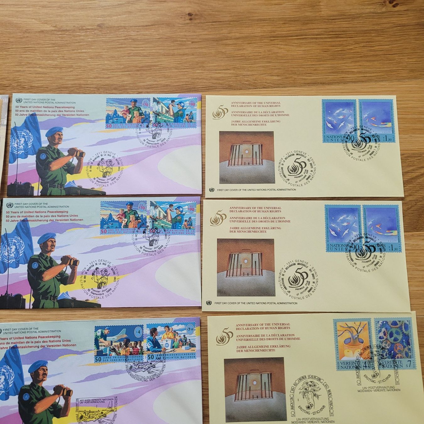 Tous les timbres: Los Mit FDC uno ONU – D'occasion à Biel/Bienne par Destockweb 3