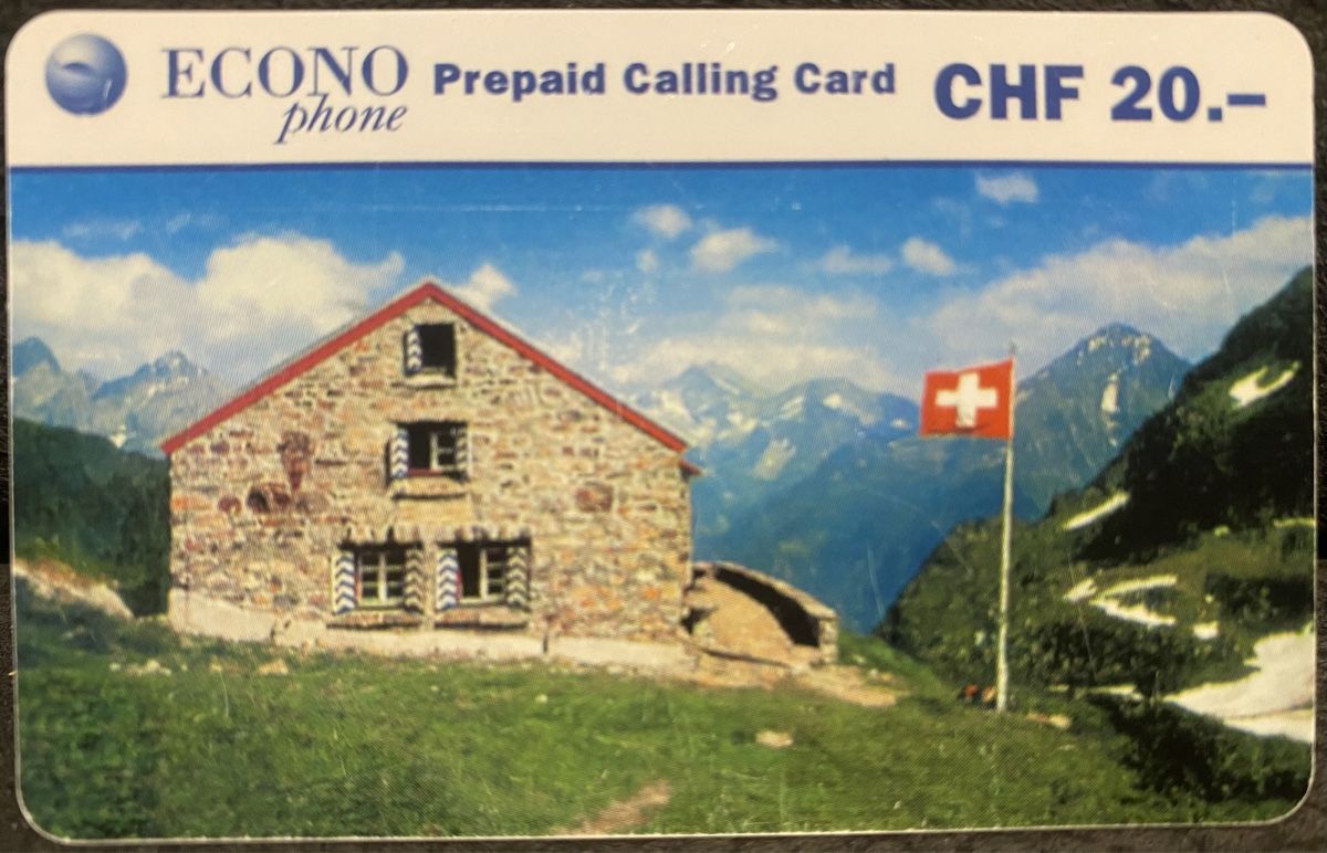 Telefon- & Taxkarten: Econophone – Gebraucht aus Lausanne von babacard10