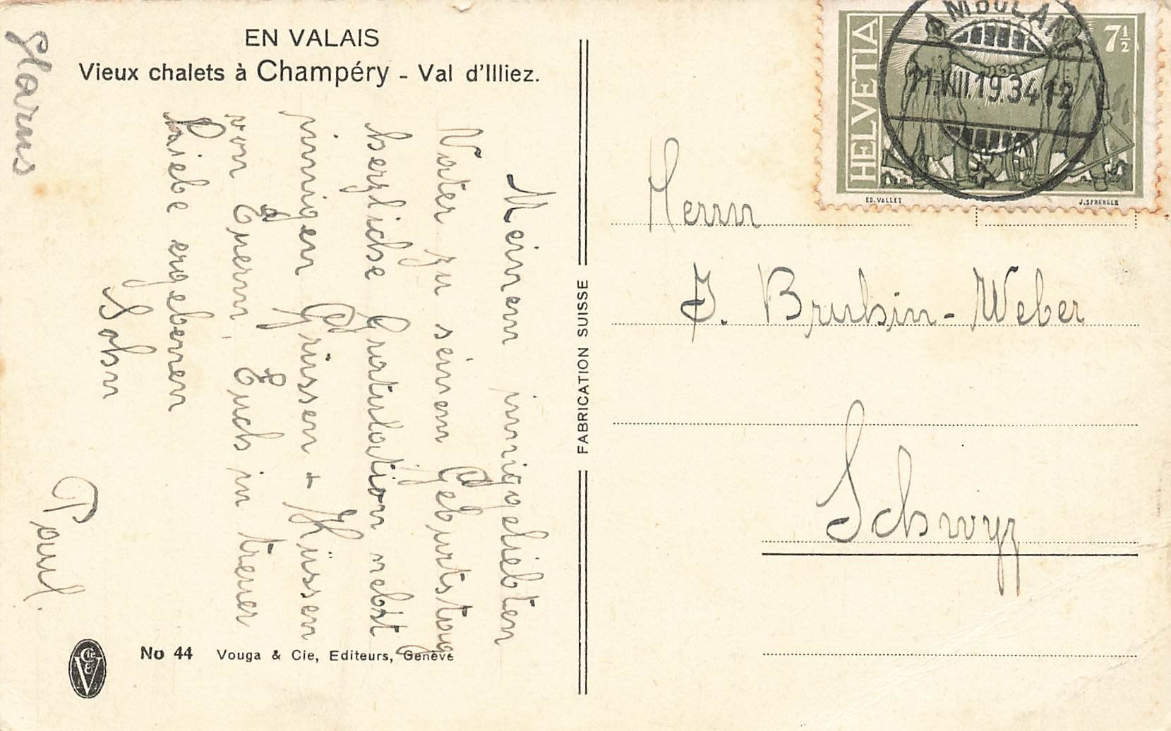 Cartes postales: Champéry – D'occasion à Schwyz par Seffi56 1