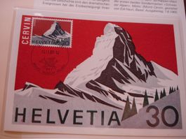 Maximumkarte Matterhorn, 1980