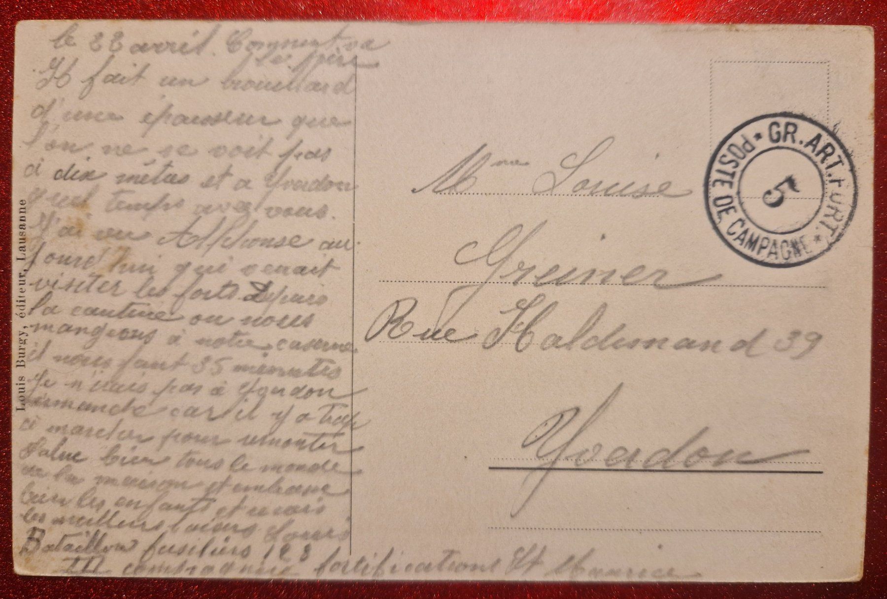 Cartoline postali: Chalet de la Rosseline Leysin alt – Usato da Melchnau venduto da Fishel 1
