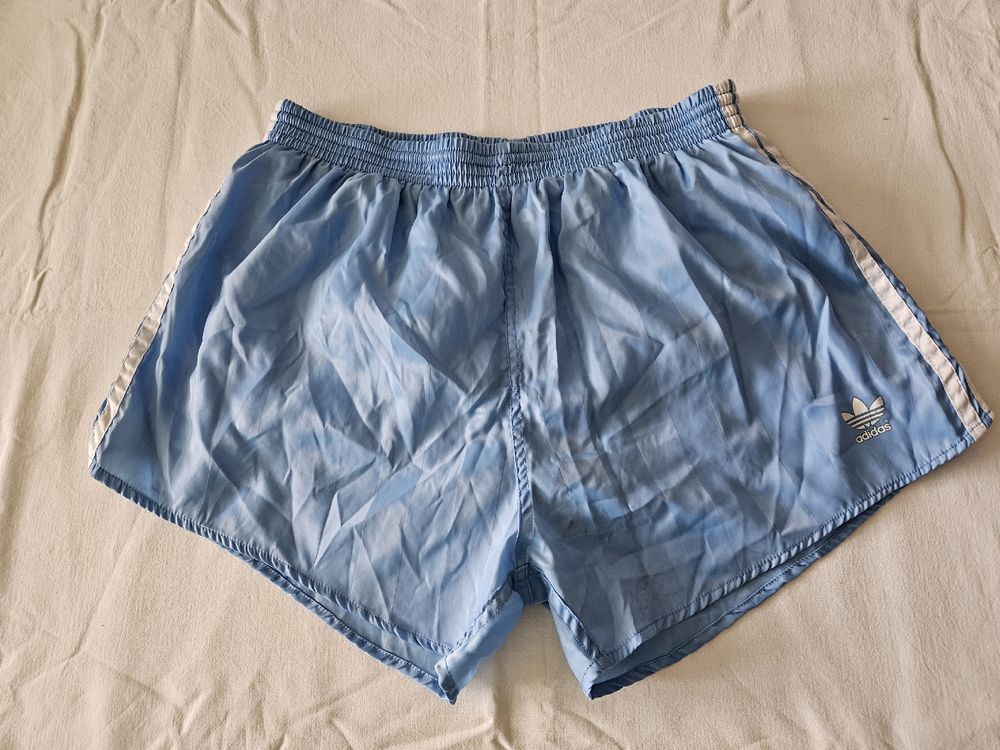 Short Vintage Kodokan Rouge - Années 80 - Polyester/Nylon - Taille S
