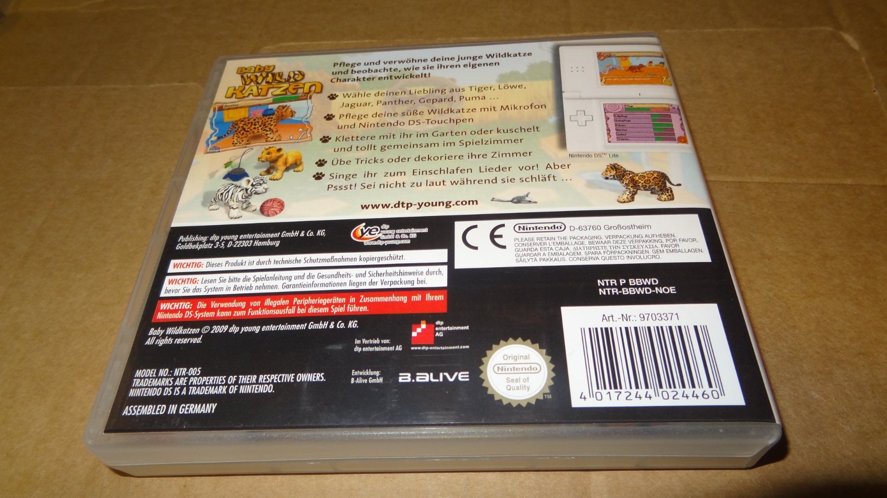 Nintendo Giochi: Baby Wildkatzen DS – Usato da Olten venduto da Disc-Ausverkauf 2
