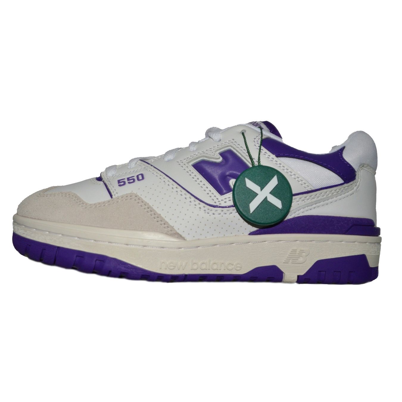 New Balance Scarpe da uomo: New Balance 550 White Purple – Nuovo (secondo la descrizione) da Bäretswil venduto da swiss.thrift.shop 2