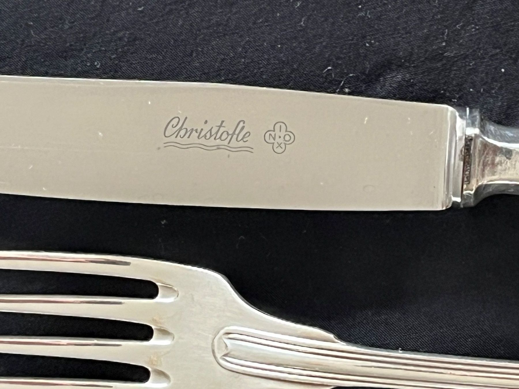 Christofle Set di posate: Christofle  Besteck - Chinon, 12 teilig, – Usato da Stetten AG venduto da Brissago25 7