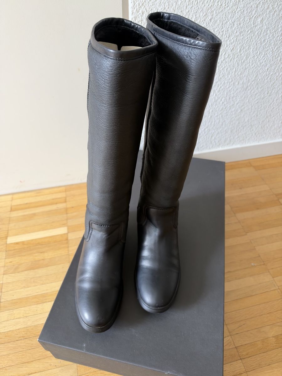 Scarpe da donna: Leder Stiefel Gr. 37 mit Futter – Usato da Wetzikon ZH venduto da brandshop 1