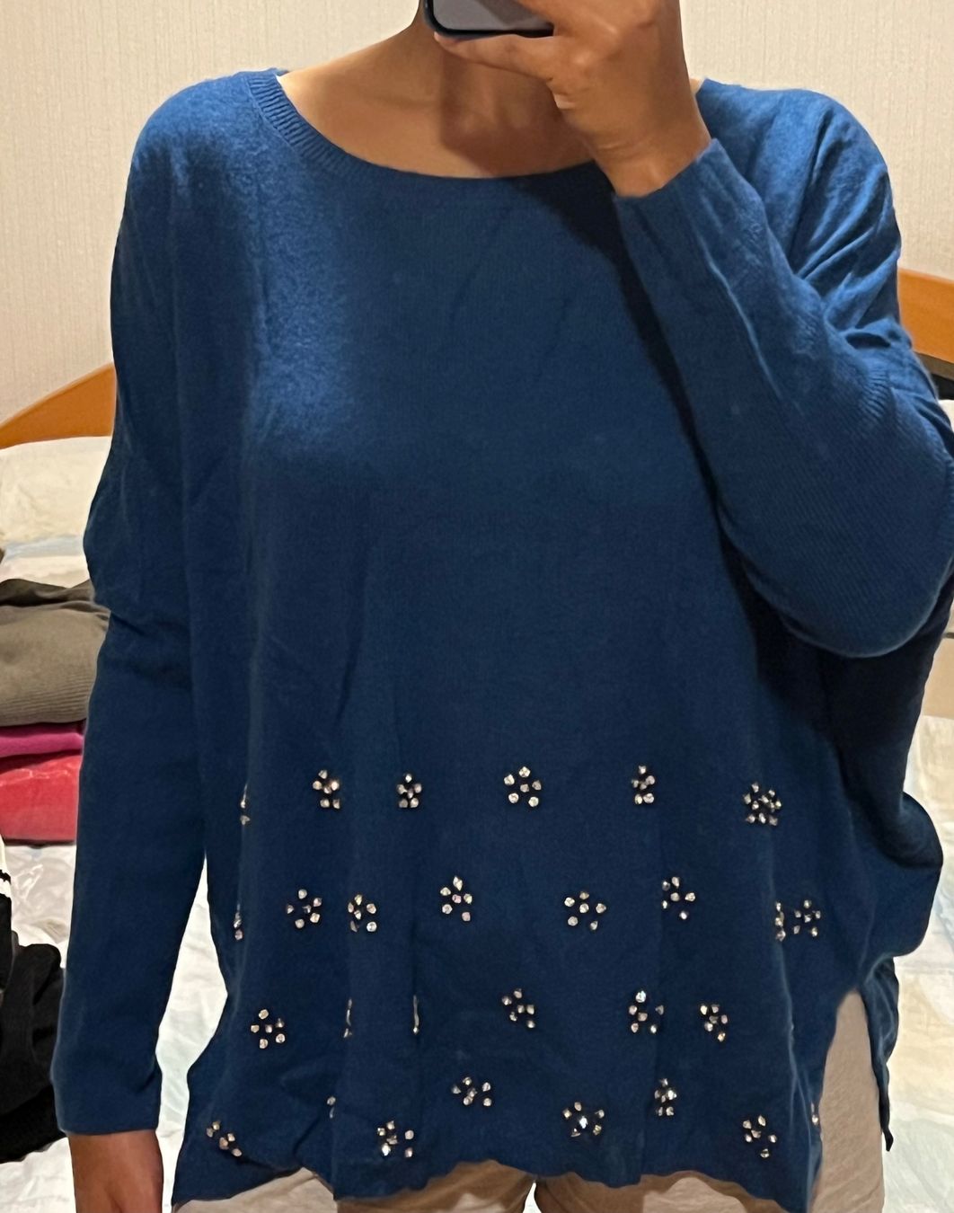 Maglioni & Felpe: Kaschmir Pullover, dunkelblau, notshy, Grösse M – Nuovo (secondo la descrizione) da Zürich venduto da celineaceline