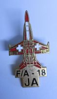 Pin Schweizer F/A 18 Jet "JA"