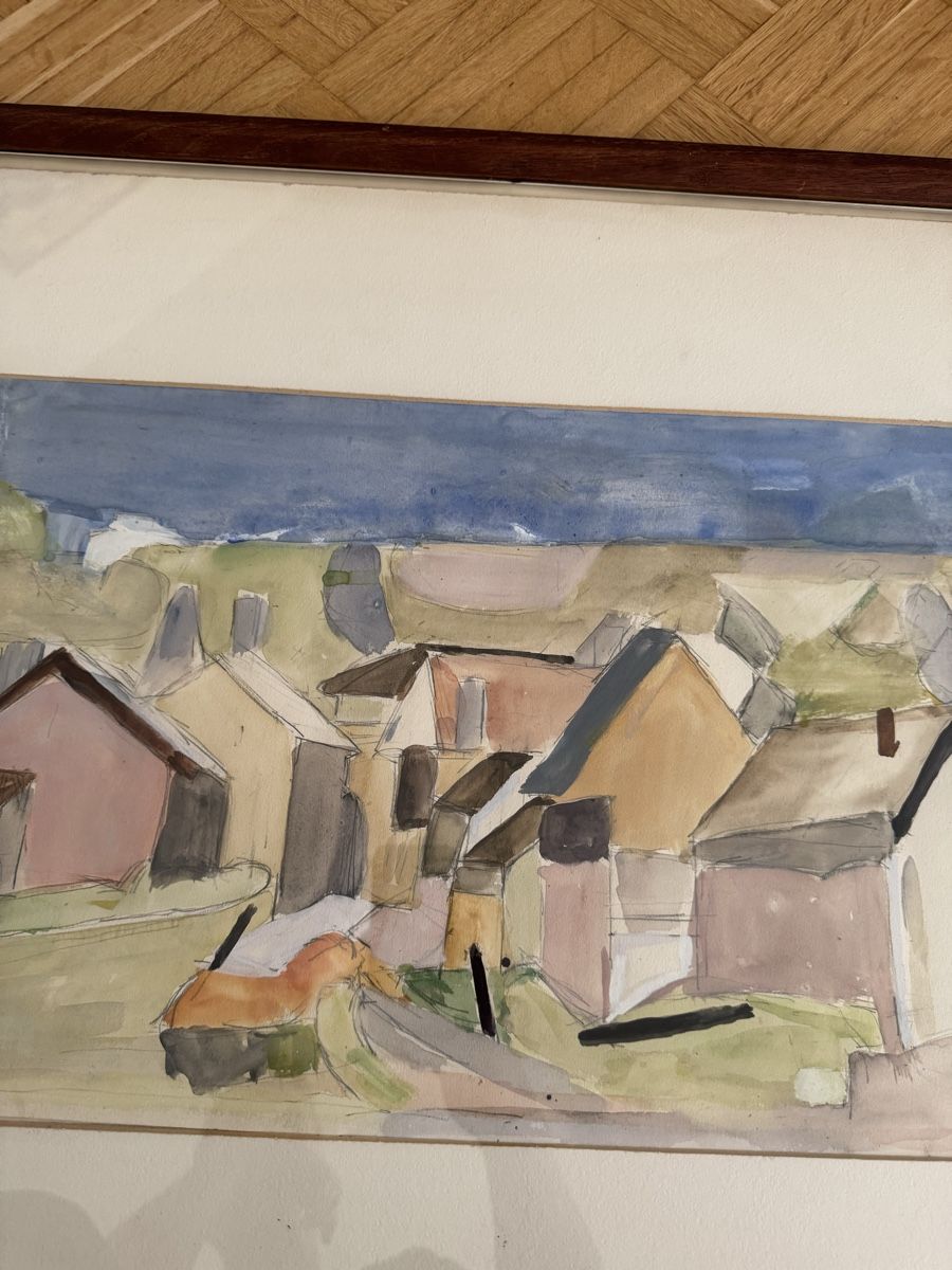 Gemälde: Kurt Weber – Aquarell 1964 – Gebraucht aus Buchs AG von ChrizZa 2