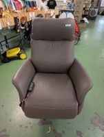 Himolla Relaxsessel elektrisch, Leder taupe mit Akku 