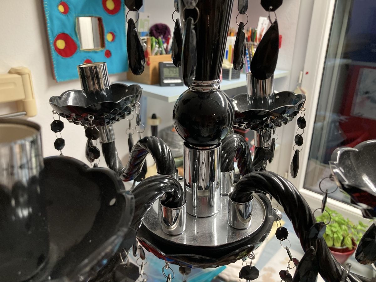 Paralumi: Hänge Lampe schwarz – Usato da Kesswil venduto da Branca-01 6