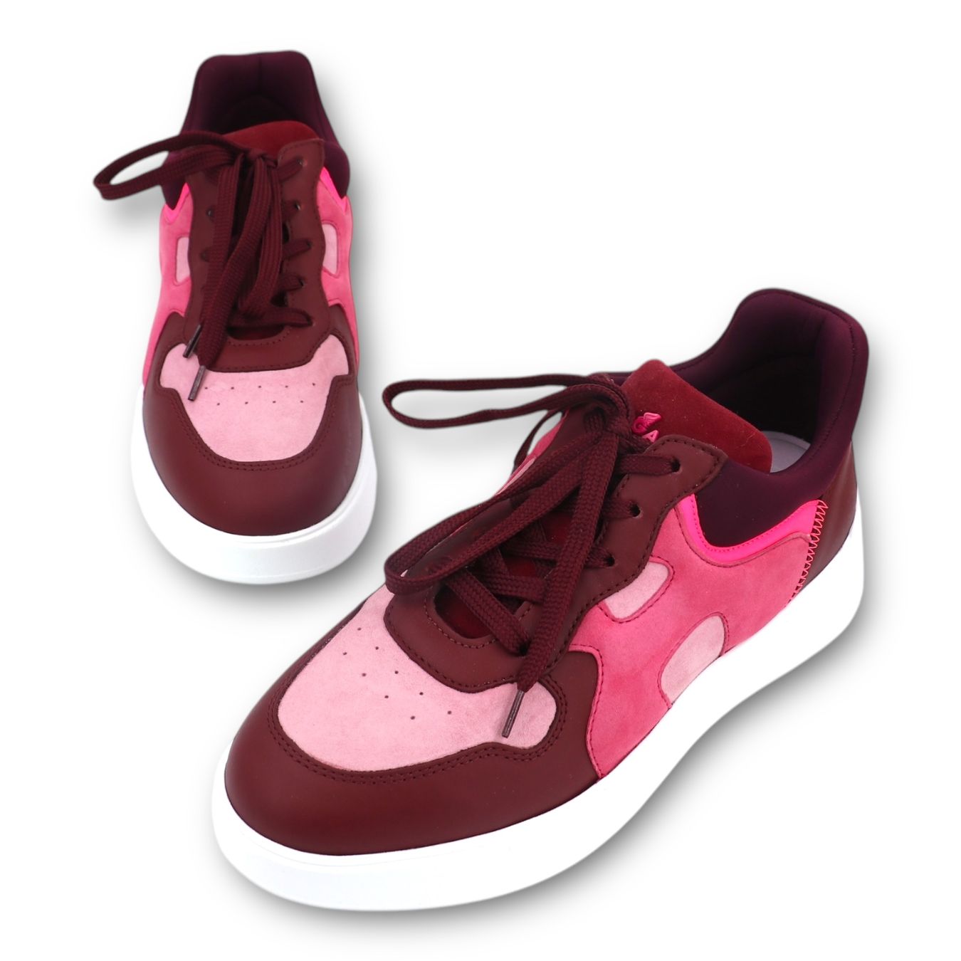 Hogan Scarpe da donna: Hogan H562 Sneaker Rot/pink Gr. 38 – Nuovo (secondo la descrizione) da Binningen venduto da Designerlabels 1
