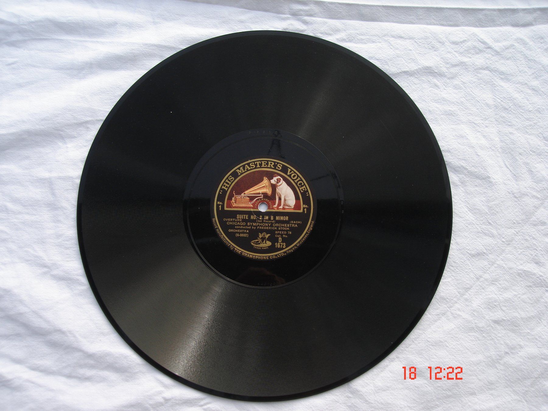 Schallplatten: Schellackplatten J.S.Bach Orchestersuite Nr.2 h-Moll – Gebraucht aus Aeschi SO von abi1951 1