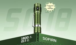 Sofirn SC18 Military Green EDC LED mit 18650-er Akku und USB