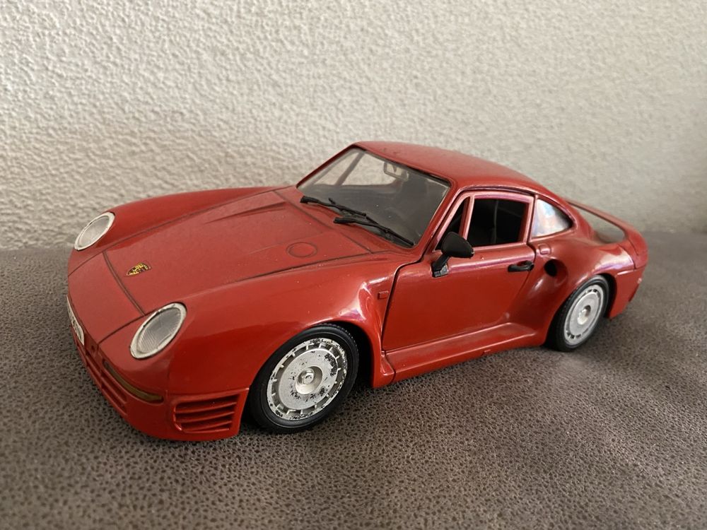 Porsche 959, Rot, Modellauto Polistil Tonka 1:18 (Gebraucht) in Zürich