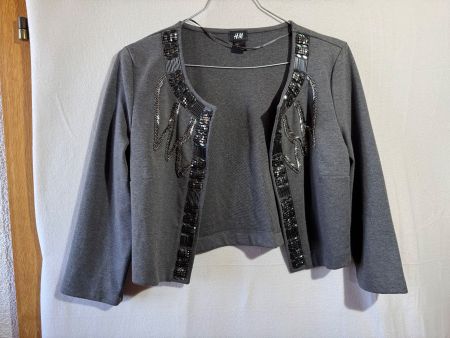 Graue Jacke von H&M in Gr. M