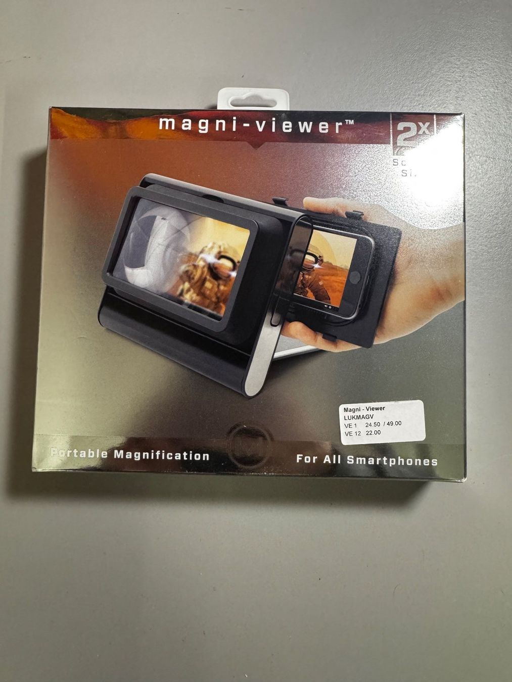 Magni-Viewer: Lupe f. Smartphone - Tragbare Vergrösserung (Neu und ...