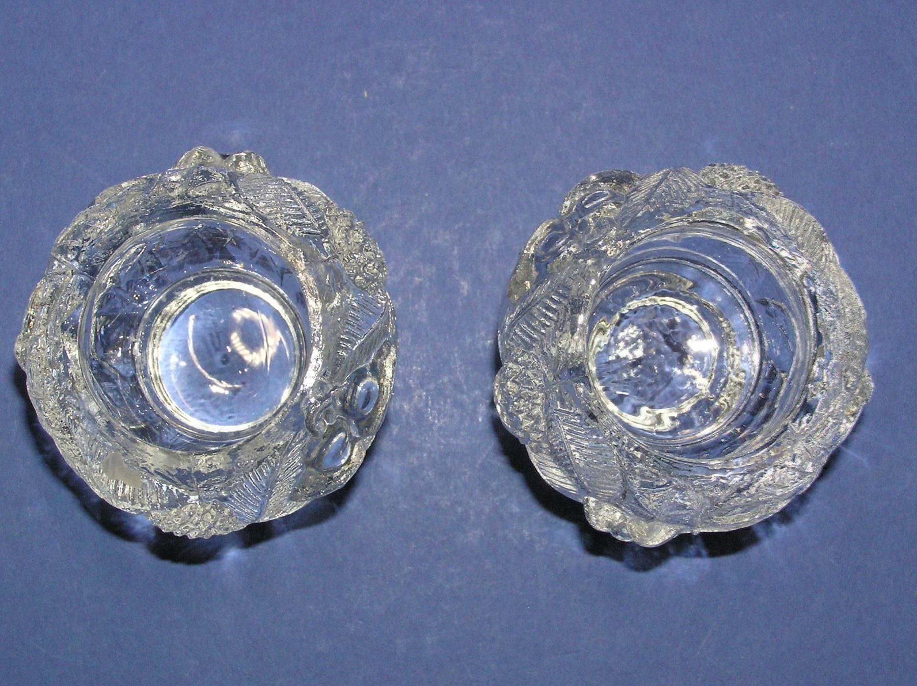 Portacandele: 2 GLAS TEELICHTER – Usato da Grenchen venduto da country59 2