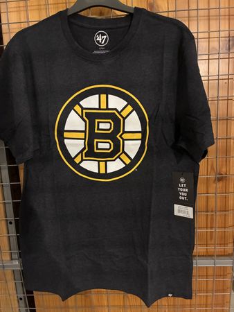 47 Brand T-Shirt Boston Bruins Logo L neu