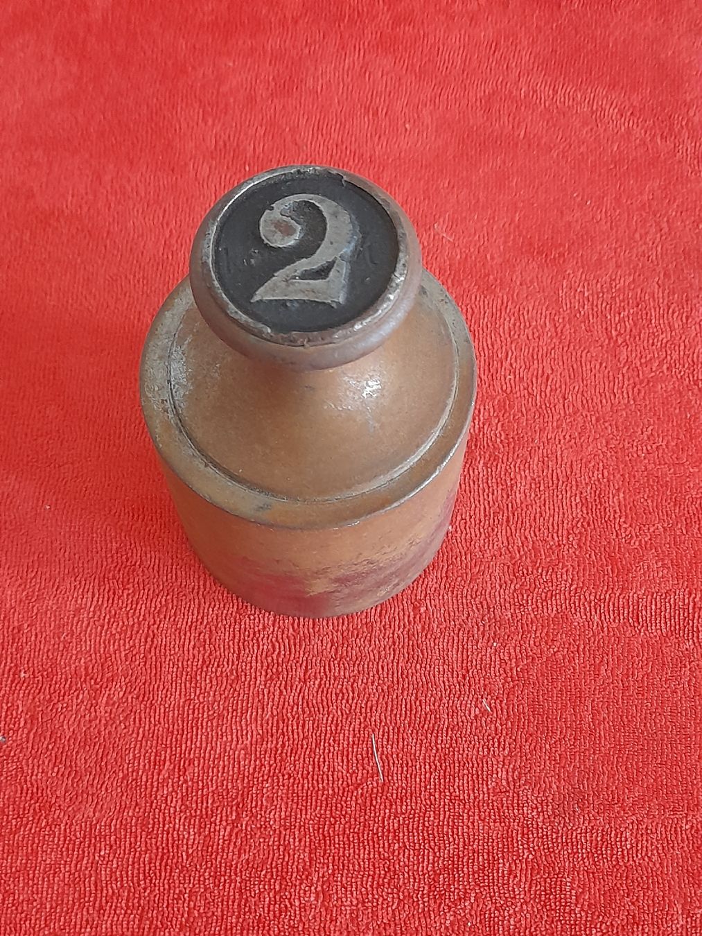 Tutti gli attrezzi: Antike Waage, Gewicht, 2 kg – Usato da Winterthur venduto da Ufff512 1