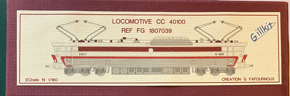 Kit Locomotive à Vapeur Gillkit échelle N - 141 R - Réf FG1115030 - Neuf, Analogique