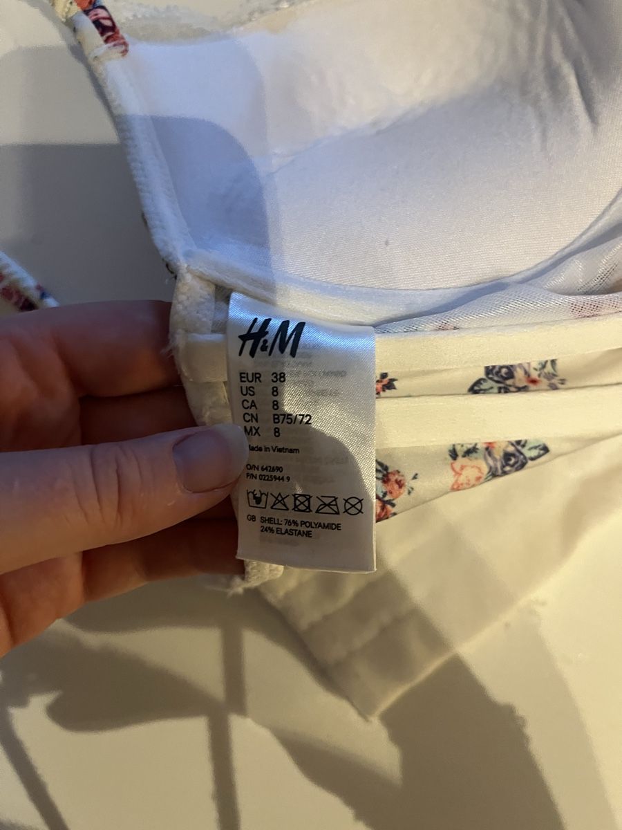 H&M Altra biancheria intima: H&M Corsage Top mit Blumenmuster, Grösse 38 – Nuovo (secondo la descrizione) da Gockhausen venduto da Lali013 2