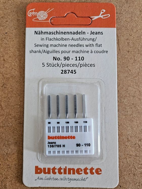 Nähmaschinennadeln 90/14 - 30 Stück Universal Für Jeans & Leder