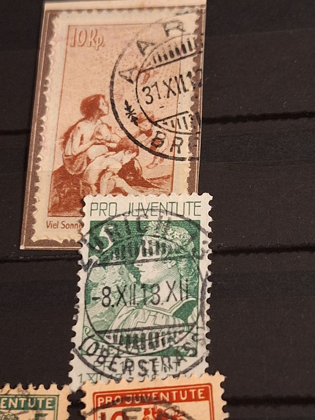 Alle Briefmarken: Pro Juventute fast vollständig  – Gebraucht aus Schaffhausen von RicardoSchaffhausen 9