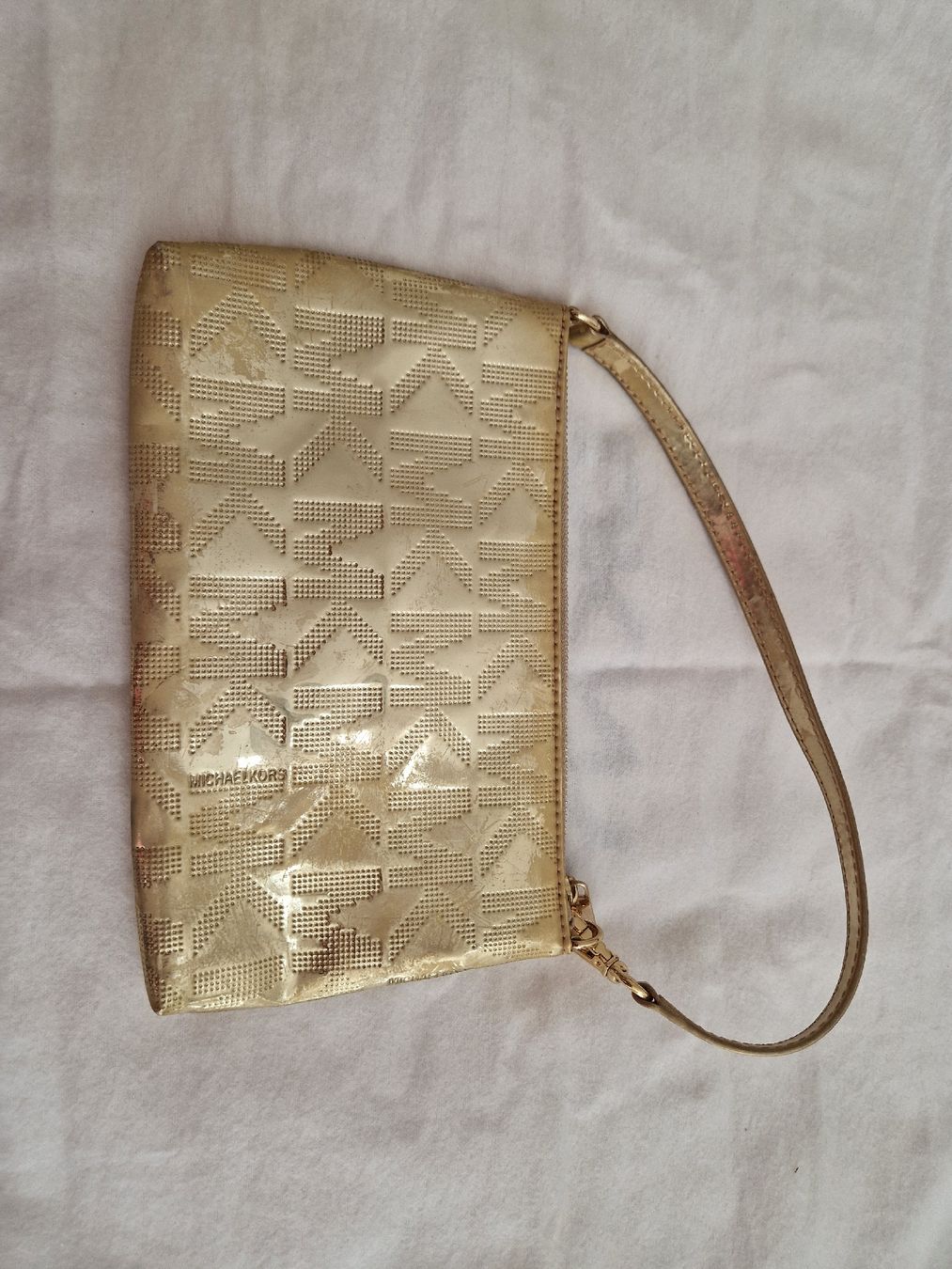 Michael Kors Taschen für Damen: Michael Kors Clutch gold – Gebraucht aus Zürich von Mani56 1