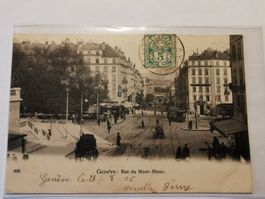 CP Genève - Rue du Mont-Blanc 1906