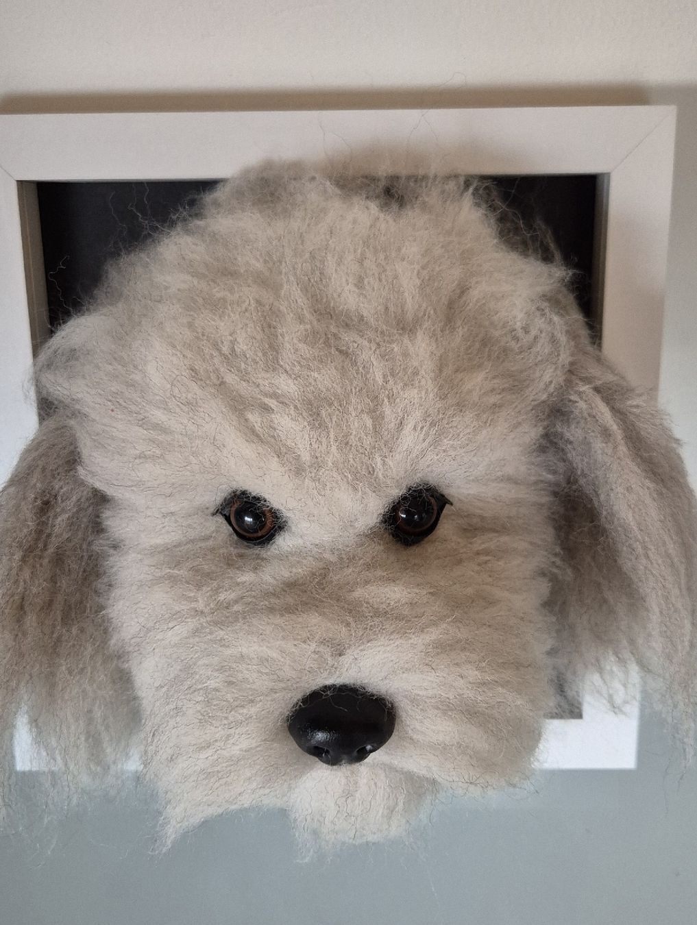 Foto & Immagini: 3D Hundeportrait im Rahmen - Handgemacht! – Nuovo (secondo la descrizione) da Moutier venduto da Maria1704